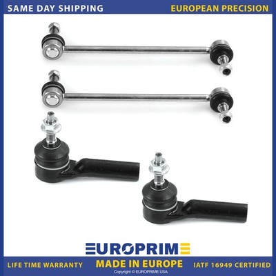 Front Outer Tie Rod End & Stabilizer Sway Bar Set for 2004-2007 Ford Freestar