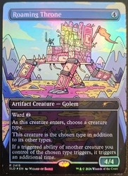 Roaming Throne (Borderless Foil) #2415 - Secret Lair: Goblin Storm