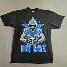 Shaka Wear T-Shirt Men L Black Football NFL Vntg Retro Sports Wear Dallas Heavy