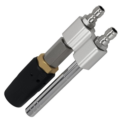 #ad 1* Adjustable 2 in 1 Pressure Washer Nozzle Brass 6000 PSI Soft Wash 0 60° 1 4quot; $36.10