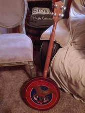 1976 Vintage Unity Eagle 5 String Banjo with hand made inlays custom art