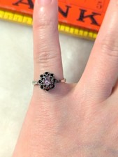 Vintage 925 Sterling Silver Ring Designer Marked Size 5