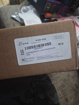Tp-Link Ax1800 Dual Band wifi 6 Router Certified 