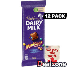 12x Cadbury Dairy Milk Mini Eggs Canadian Chocolate Bar 3.5oz 100g Fresh Canada