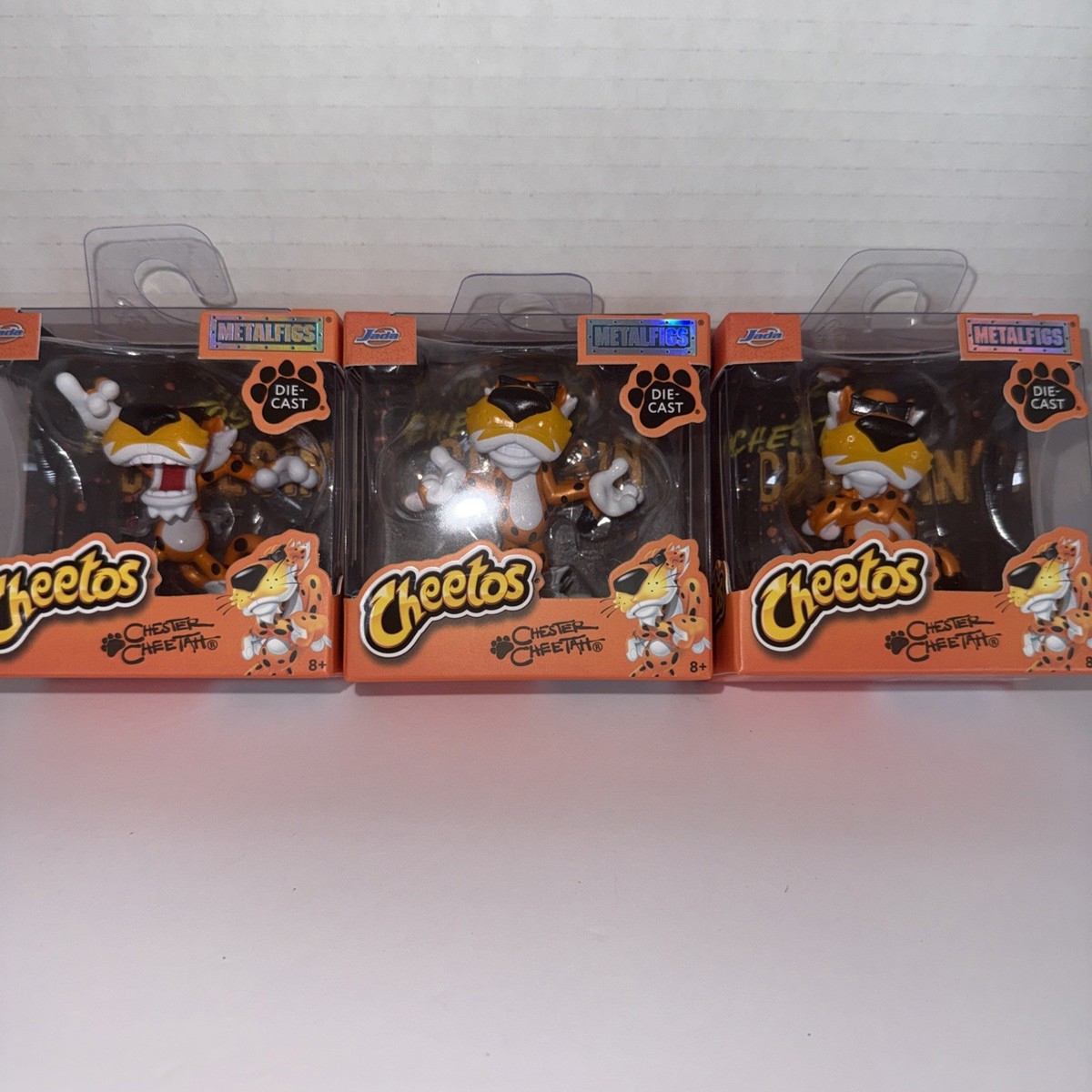 Cheetos Chester Cheetah Metalfigs Figurines Set Of 3 | eBay