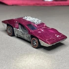 Hot Wheels Redline, Side Kick, Magenta, HK, *** Car Has Moisture Damage ***