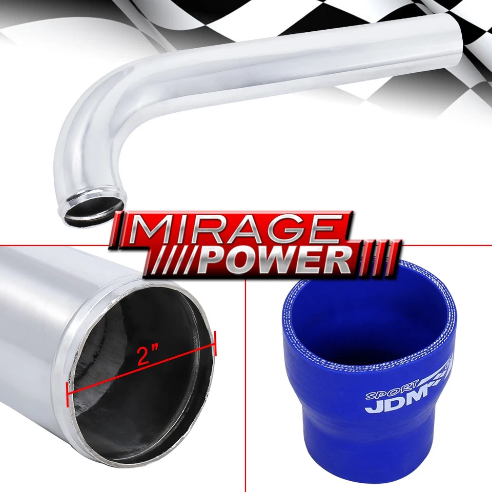 FMIC Aluminum Front Mount Intercooler + Piping Kit For 89-97 Mitsubishi Mirage - Image 3 of 4