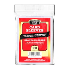 Cardboard Gold CBG Trading Card Penny Sleeves 100 Count (1 Pack)