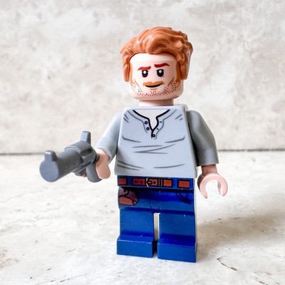 LEGO Jurassic World Dominion jw048 Owen Grady Open Neck Shirt Minifigur