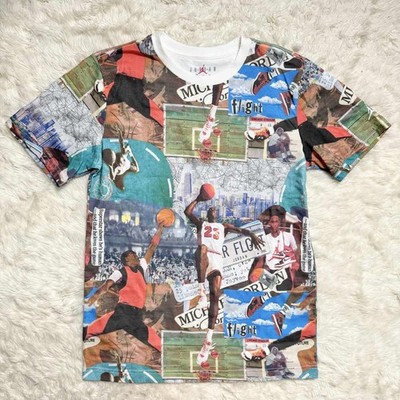 Nike Air Jordan Flight Essentials Iconic Moments All Over Print T-Shirt