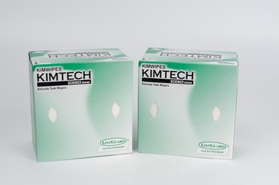 Kimwipes Kimtech delicate task Wipers para limpieza de lentes, laboratorio, x 2