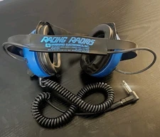 Racing Radios Diversified Electronics Headset 9930 Blue And Black / Tested