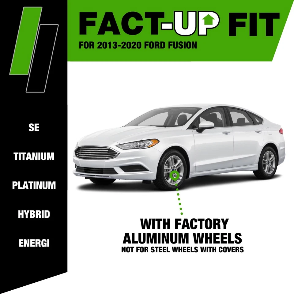 2013 - 2020 年福特 Fusion 铬凸耳螺母带工厂车轮 — 第 2/4 张图片