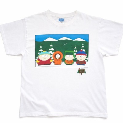 Vintage South Park T Shirt 1997 Comedy Central Mens XL Cartoon 90s TV White