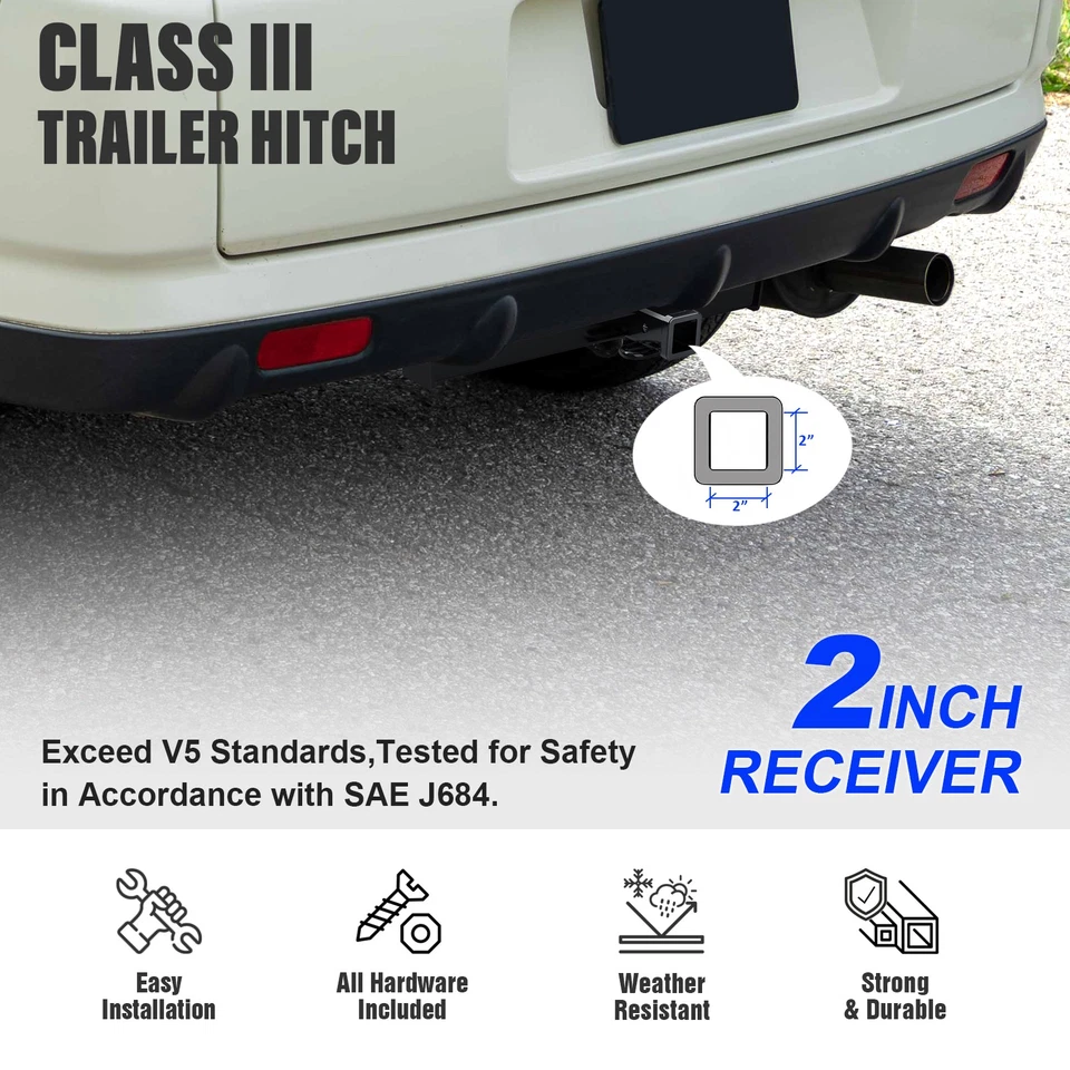 Receptor de engate de reboque classe 3 para Honda CR-V 1997-2001 - Imagem 3 de 4