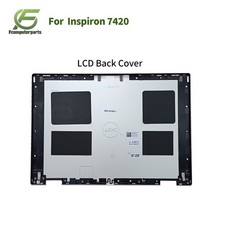 New 06XT2D LCD Back Cover For Dell Inspiron 7420 7425 2-in-1 Silver Rear Case US