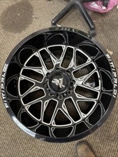 20x12 Fittipaldi Fa19bm Black Milled Wheels 8x6.5 -38mm Offset 20x12 Fittipaldi Fa19bm Black Milled Wheels 8x6.5 -38mm Offset