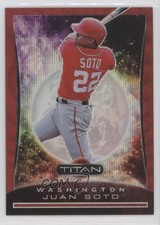 2020 Panini Chronicles Titan Ruby Wave /199 Juan Soto #19 0m4q