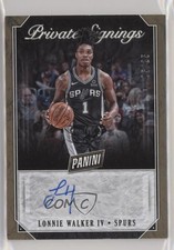 2019 Panini Black Friday Private Signings /25 Lonnie Walker IV #LW Auto s3g