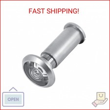 Prime-Line 0.56 in. Dia. 200 deg. Satin Nickel Brass Door Viewer
