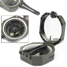 For Outdoor Hiking Camping Survival Marching Pocket Transit Army Geology Compass