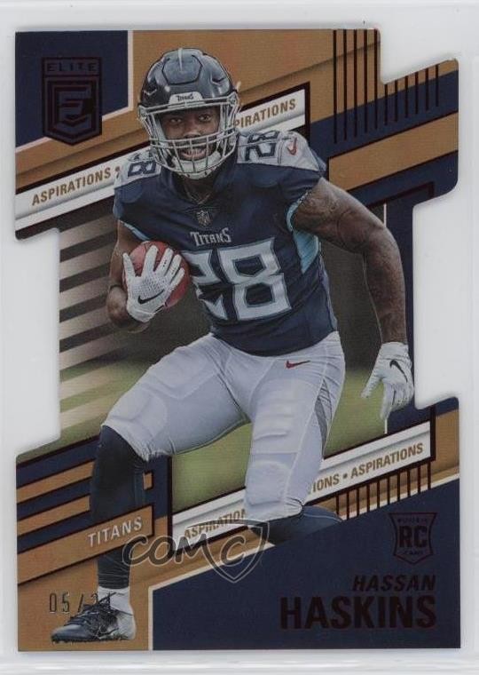 2022 Donruss Elite Rookies Aspirations Die-Cut /24 Hassan Haskins Rookie RC b8h