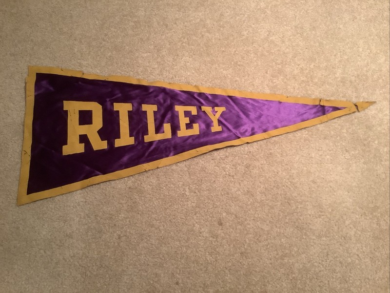 James Whitcomb Riley High School HS South Bend Indiana IN Satin 29” Pennant Flag