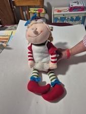 Muñeca de peluche elfo de Navidad