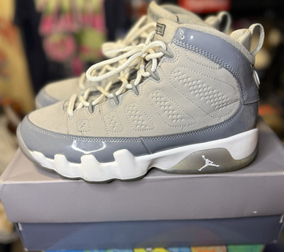Jordan Air Jordan 9 Retro GS Unisex Kids US 7 Gray White Leather HV4574-011