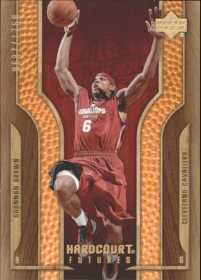 #ad #ad 2006 Upper Deck Hardcourt #116 Shannon Brown RC 1750 BSK $2.50