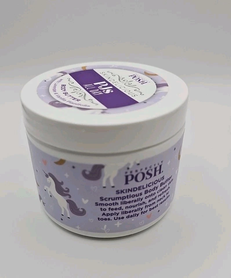 Perfectly Posh PJs ALL DAY SKINDELICIOUS BODY BUTTER New Sealed Smells AMAZING - Image 3 of 4