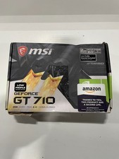 MSI GeForce GT 710 2GB DDR3 Graphics Card GT 710 2GD3 LP 