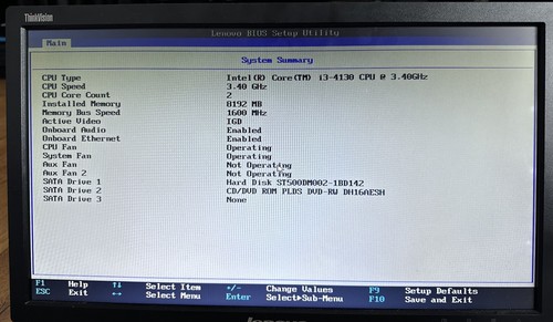 Lenovo ThinkCentre E73 Core i3-4130 3.40GHz 8GB RAM 500GB HDD Win10Pro - Picture 9 of 10