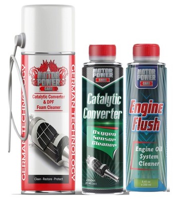 MotorPower Care P0420 P0430 Catalytic Converter Cleaner Kit Engine Flush