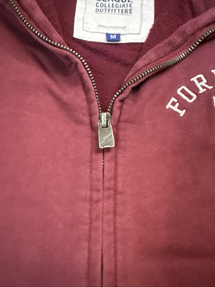 Sudadera Fordham University Vintage Granate/Rojo Para Mujer Talla Mediana Foto 3 de 4