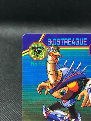 MEGA MAN X2 CARD DASS TCG CAPCOM BANDAI 1994 JAPAN Vintage Rare No
