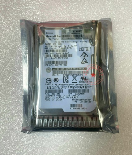HPE 600GB 10K RPM 12G SAS 2.5 In SFF Smart Carrier G9 G10 Hard Drive - Foto 5
