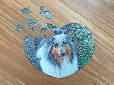 Puzzle Fotopuzzle Foto bedruckt Herz personalisiert Geschenk Weihnachten