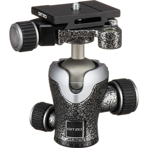 Gitzo GH1382TQD Series 1 Traveler Center Ball Head Arca-Type Screw Knob QR Plate - Picture 7 of 11