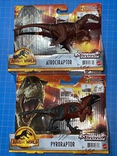 Jurassic World Dominion Extreme Damage Pyroraptor Atrociraptor Dinosaur Toy
