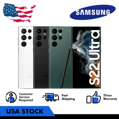 NEW IN SEALED SAMSUNG GALAXY S22 ULTRA 5G UNLOCKED 512/256/128GB S908U 2-YR-WTY