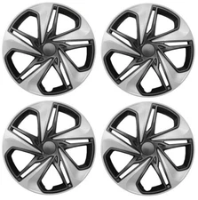 NEW 2019 2020 Honda CIVIC 16” Replacement Hubcap Wheelcover Silver/Grey SET