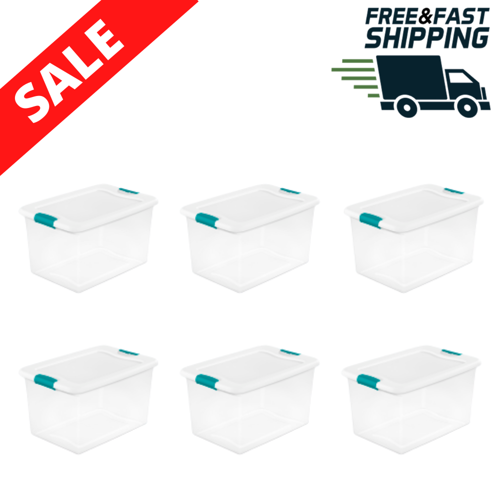 clear toy storage bins