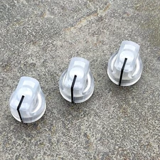 Guitar Pedal Knob - Set Screw Pinched w/ Line 0.630” Diameter - BTN-1611C