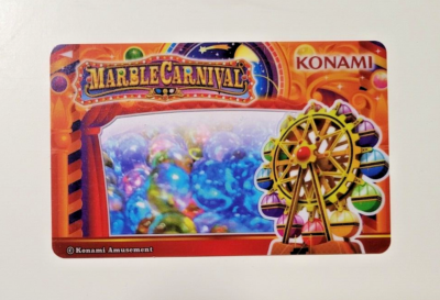 メダルゲーム　マーブルカーニバル　カード Carnival Cards Marble Carnival Konami メダルゲーム マーブル
