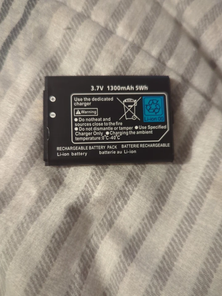 Сменный аккумулятор для контроллера Nintendo 3DS 2DS и Wii U Pro - Изображение 2 из 3