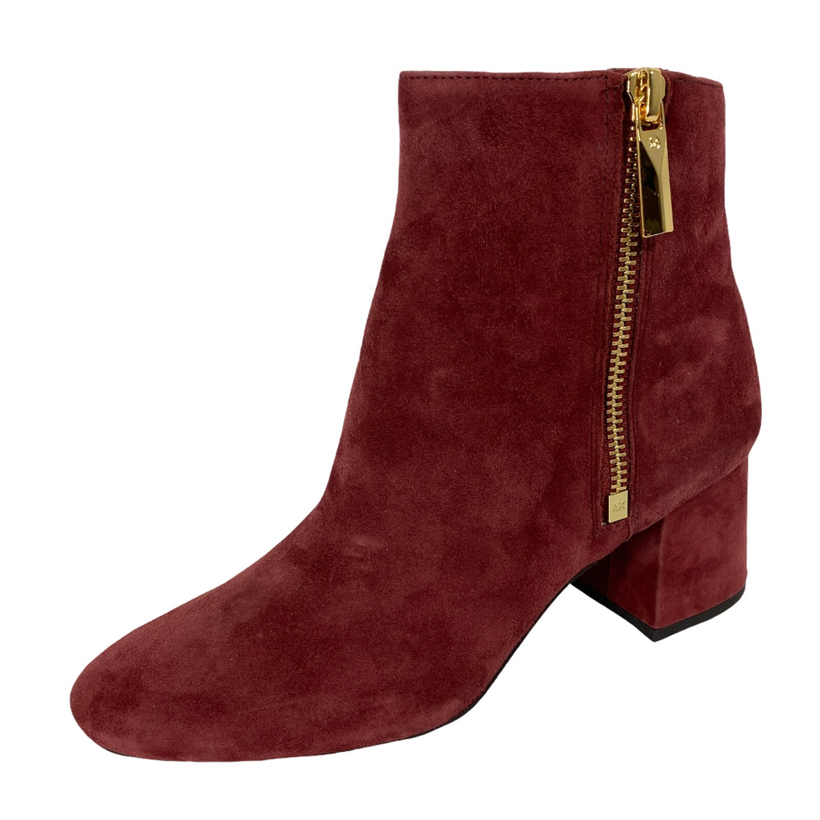 Женские замшевые сапоги D22 tronchetto donna MICHAEL KORS цвета бордо 27790₽