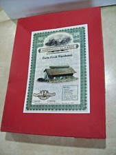 Maqueta de tren a escala HO construcción de plástico granja almacén fresco