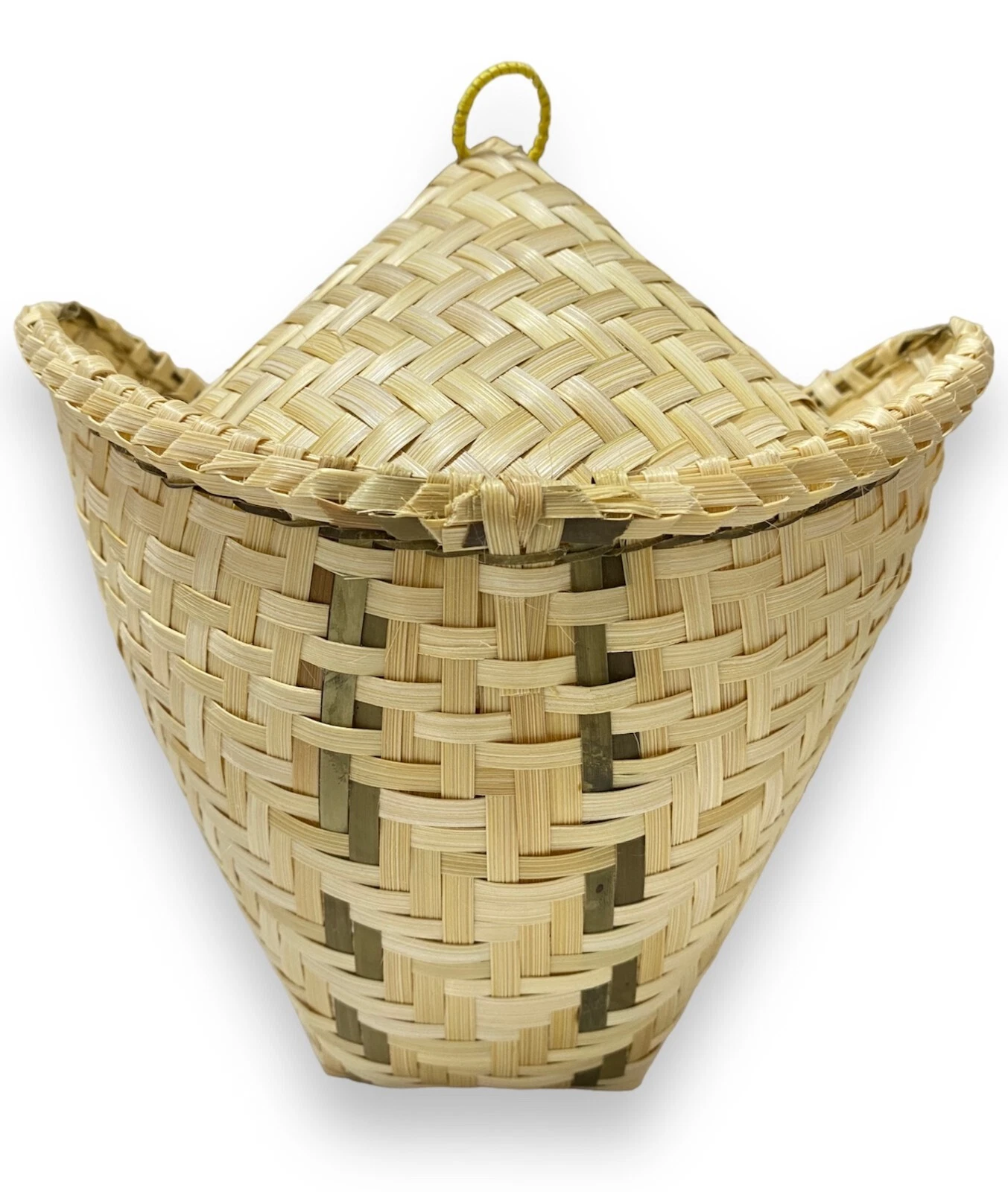 Thai Sticky Rice Steamer Basket Bamboo Cookware Vingtage Lao Food Kitchen Set