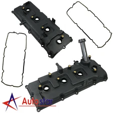 Left & Right Engine Valve Rocker Cover & Gasket Kit For Nissan Armada Titan QX56